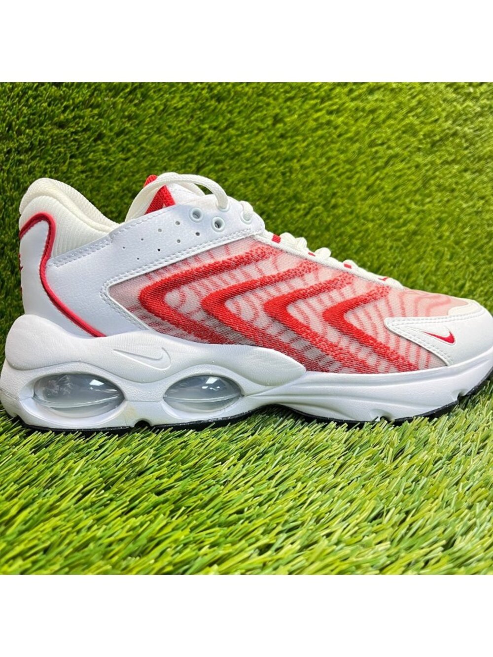 Nike Air Max TW Mens Size 8.5 Red White Athletic Running Walking Shoes Sneakers
